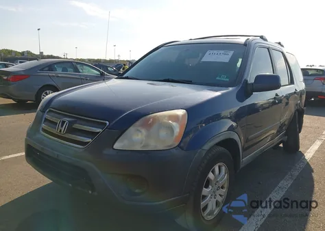 2005 Honda Cr-V Ex из США, поврежденный, VIN JHLRD77855C012072